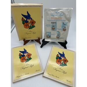 Lot of 3 Avon Fragrance Flight Hanging Window Pomander Flowerburst 1980 Vintage